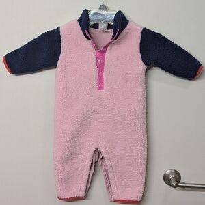 Hanna Andersson Fleece Bunting Snow Suit